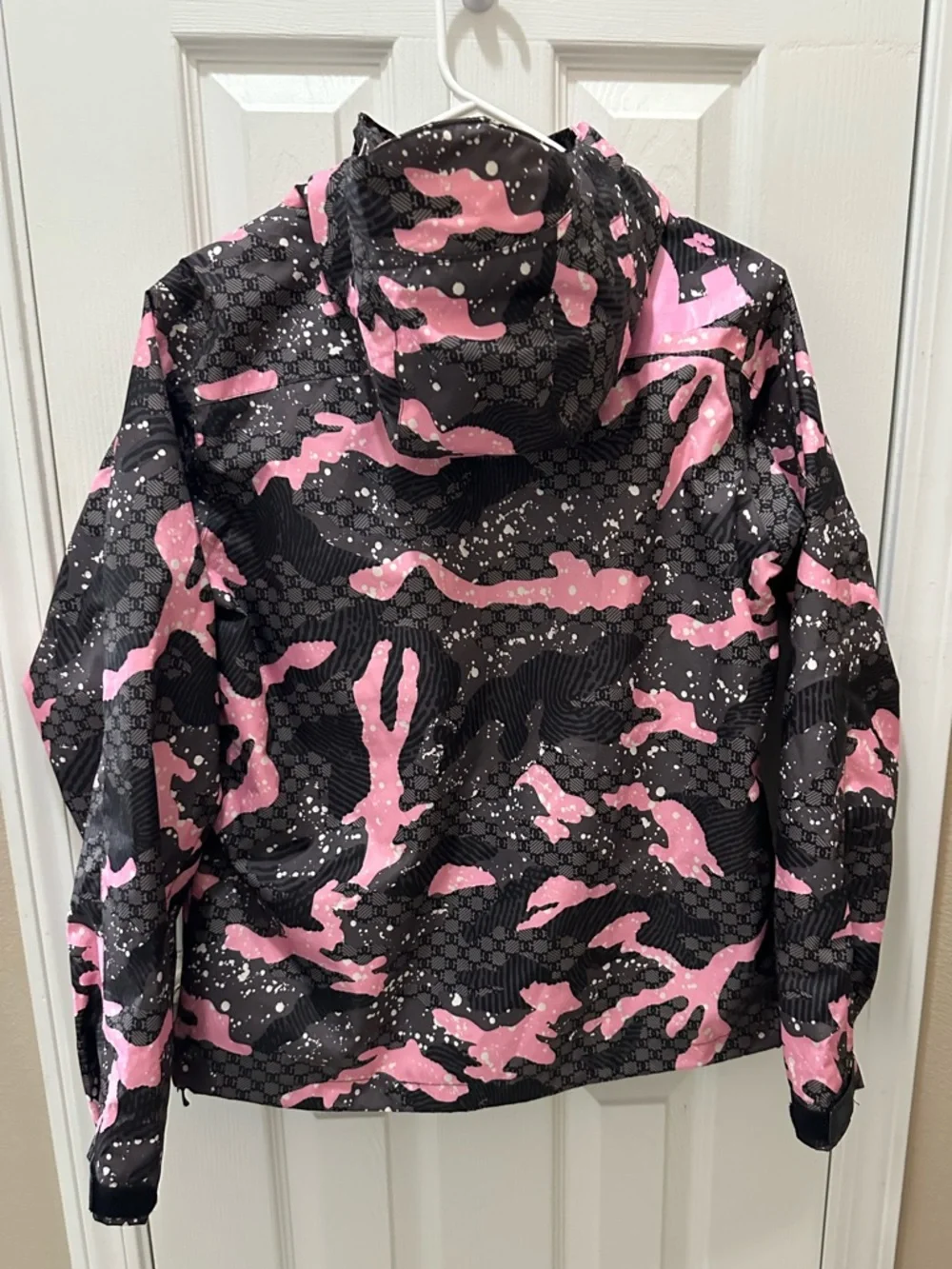 DC Snow ski Jacket size XS pink gray camo